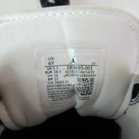 Air Jordan1 Mid Hologram Big Kids' Sneaker Shoes Size 5Y MJ Images Black/Concord - Picture 9 of 10